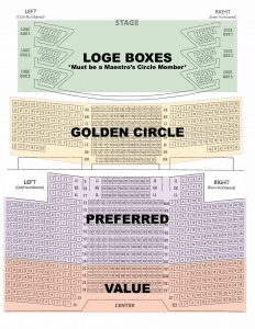 Barbara B. Mann Performing Arts Hall Seating Map - Gulf Coast Symphony