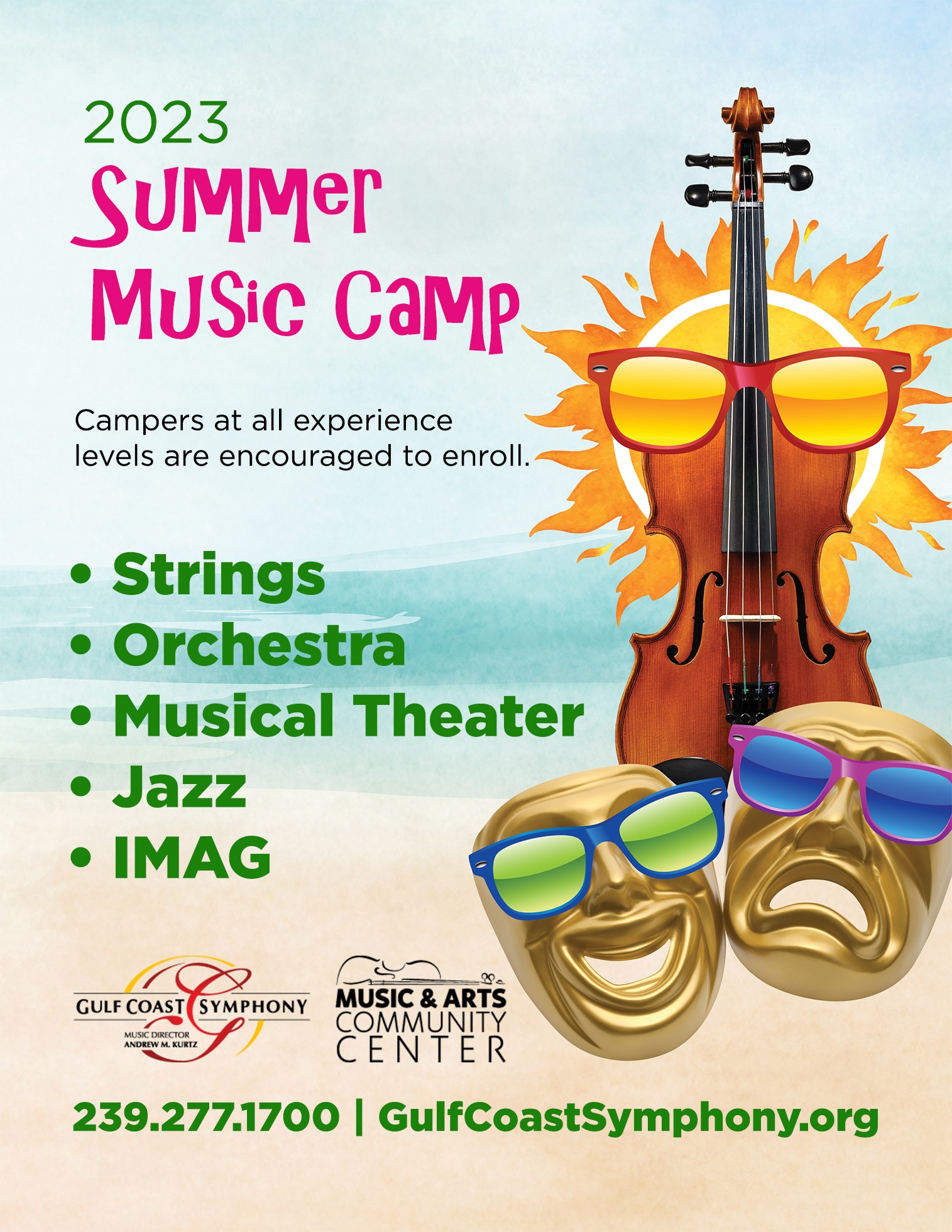 Gulf Cost Symphony Summer Camps 2023 - Gulf Coast Symphony 