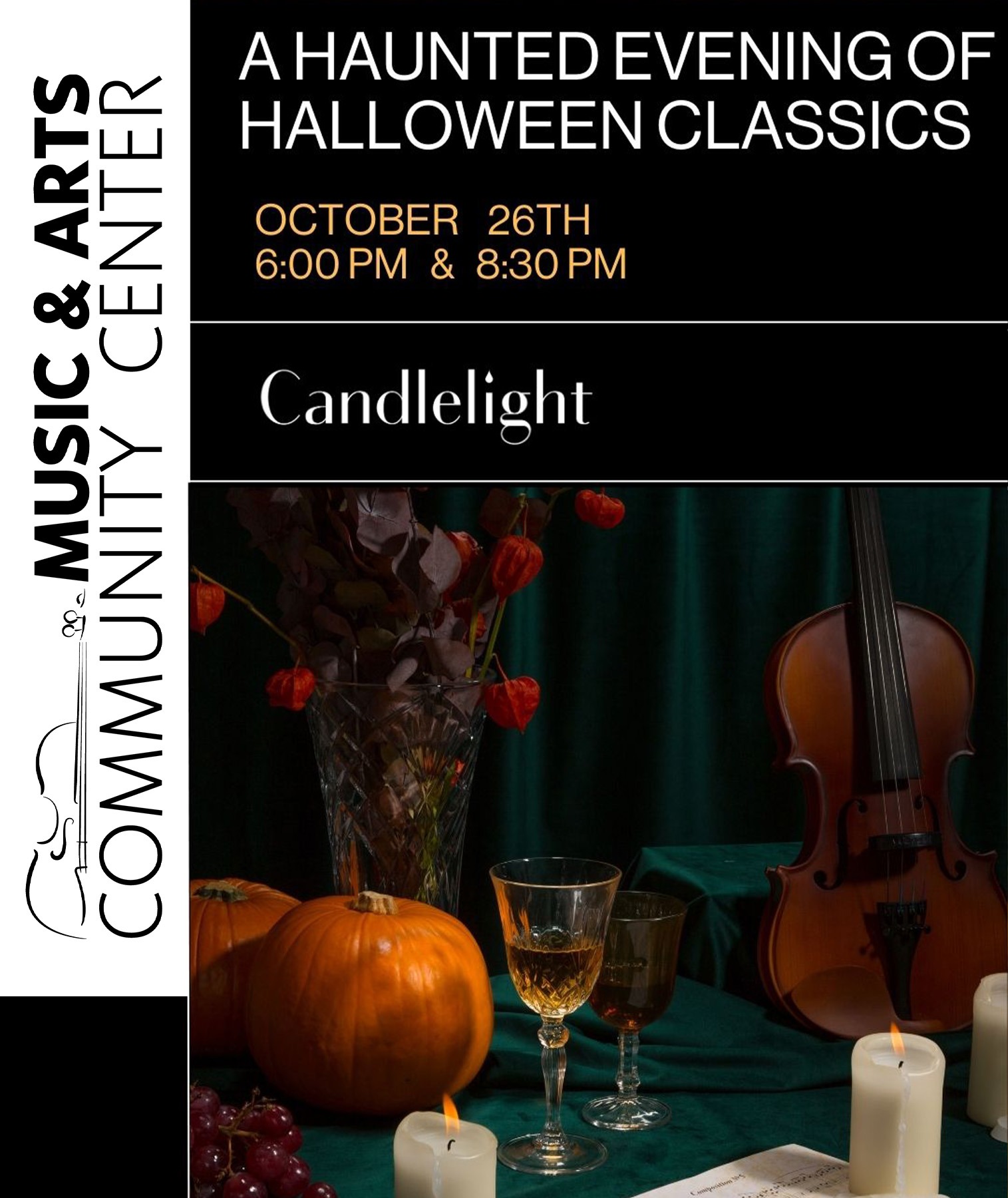 Candlelight A Haunted Evening of Halloween Classics Gulf Coast Symphony